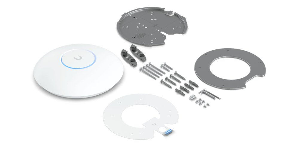 Ubiquiti UniFi U7 Pro | Wifi 7 | Power over Ethernet (PoE) | 5400 Mbit/s | Inclusief Montagebeugel - Matmuis