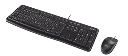 Logitech MK120 | Bedrade Muis en Toetsenbordcombo | QWERTY - Matmuis - Matmuis