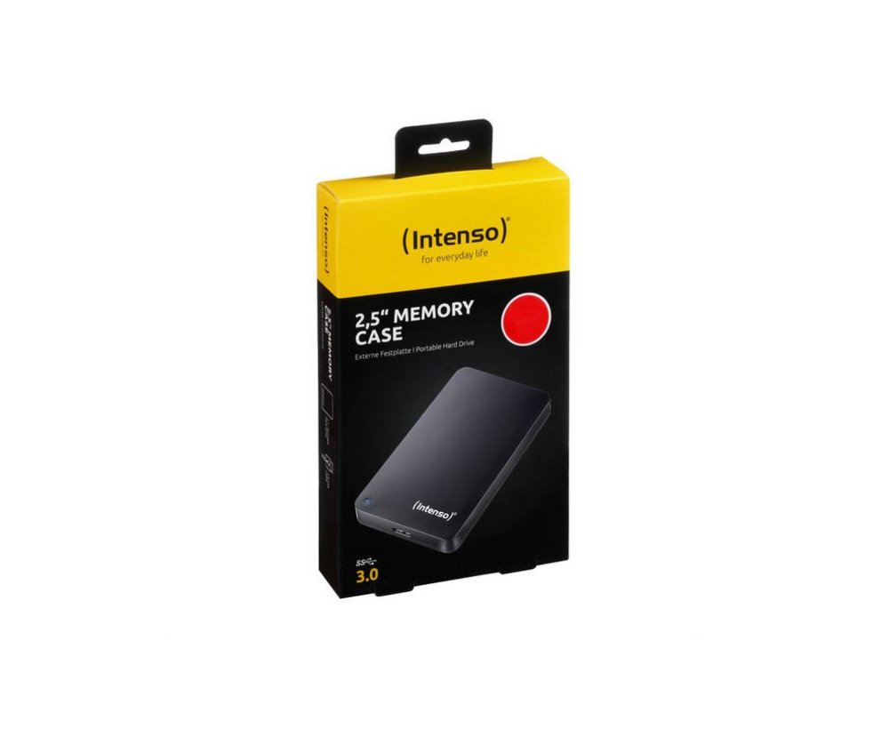 Intenso Memory Case Externe Harde Schijf | 2TB | USB 3.0 | Zwart - Matmuis - Matmuis