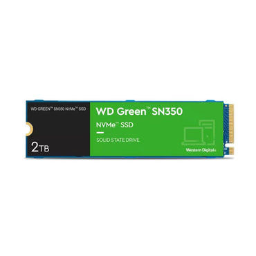 Western Digital Green SN350 | 2TB NVMe SSD | M.2 Gen3 | 3.200MB/s Lezen | 3.000MB/s Schrijven - Matmuis