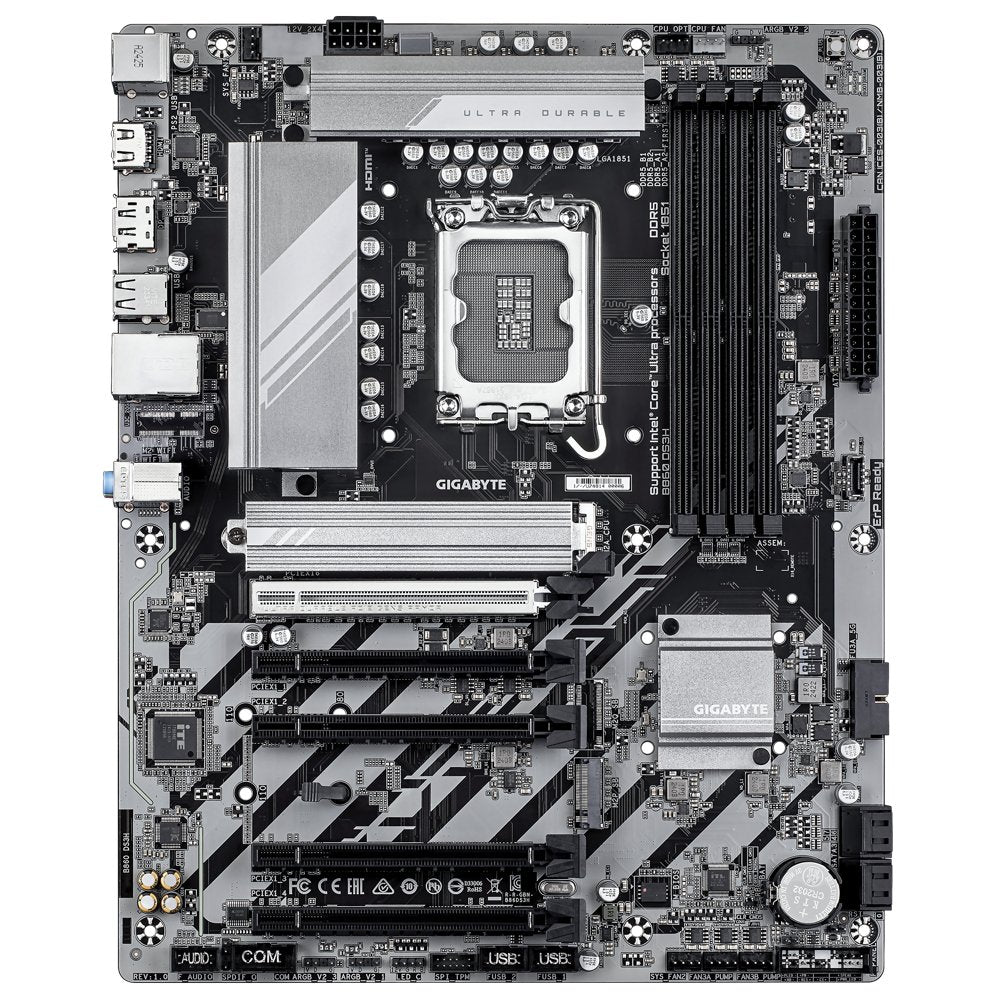 Gigabyte B860 DS3H | Socket LGA 1851 (V1) | Intel B860 | 4xDDR5 | ATX | Moederbord - Matmuis - Matmuis