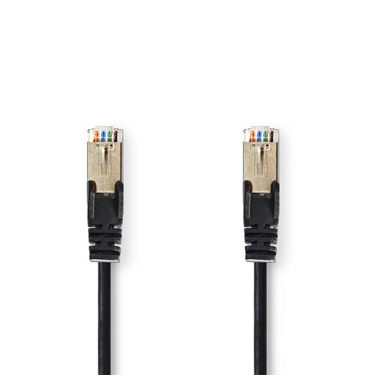 Nedis netwerkkabel | Cat5e | SF/UTP (S-FTP) | 3 m | Zwart | CCGP85121BK30 - Matmuis - Matmuis