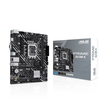 ASUS Prime H610M-K | Socket LGA 1700 | Intel H610 | 2xDDR5 | Micro-ATX | Moederbord - Matmuis - Matmuis