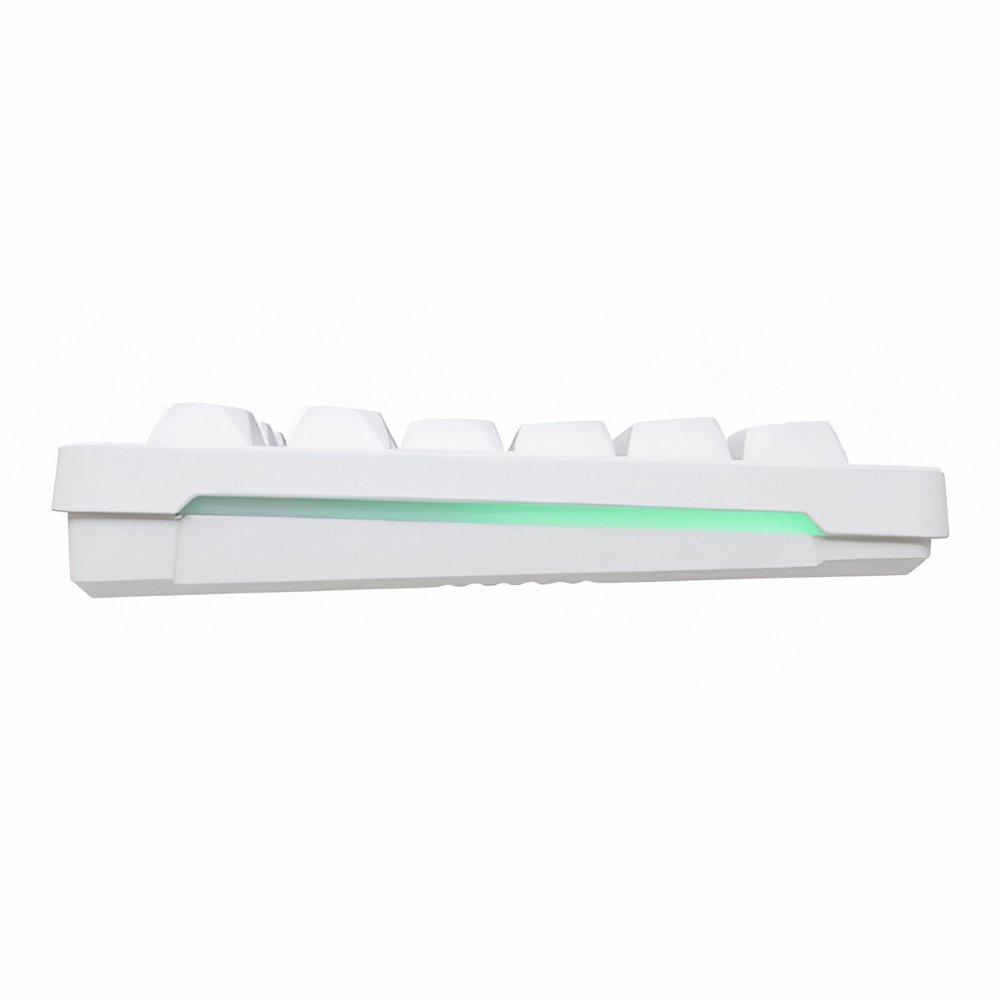 Baracuda ORCA RGB | Bekabeld Gaming Toetsenbord inclusief Muis | QWERTY | Wit - Matmuis