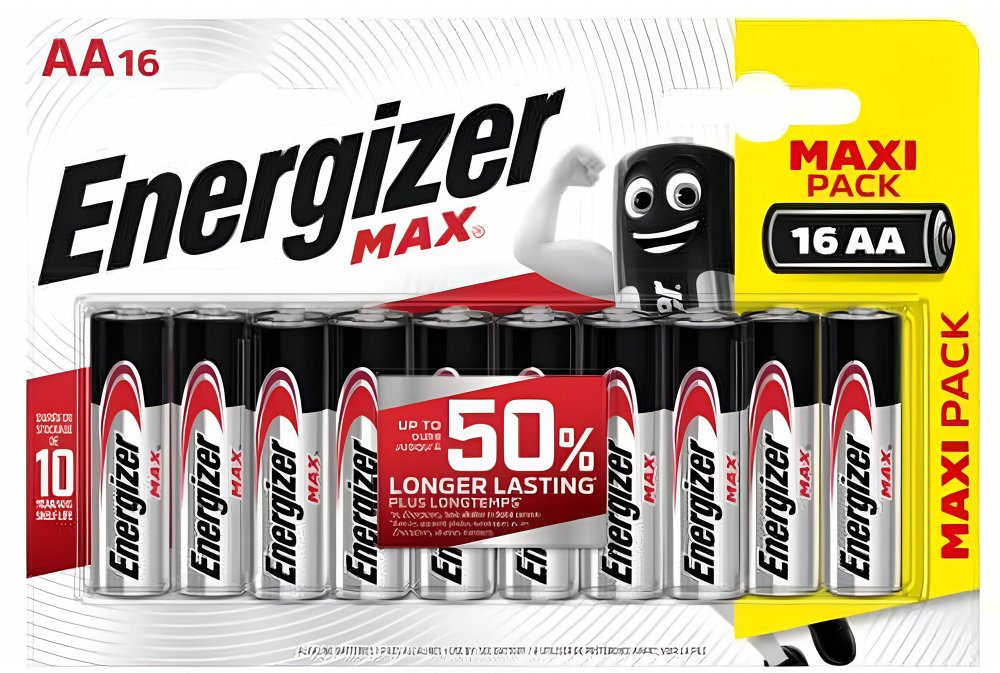 Energizer Max Plus | AA-Batterijen | 16-pack | Alkaline - Matmuis - Matmuis