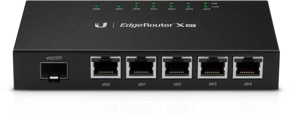 Ubiquiti Networks ER-X-SFP bedrade router Zwart - Matmuis - Matmuis