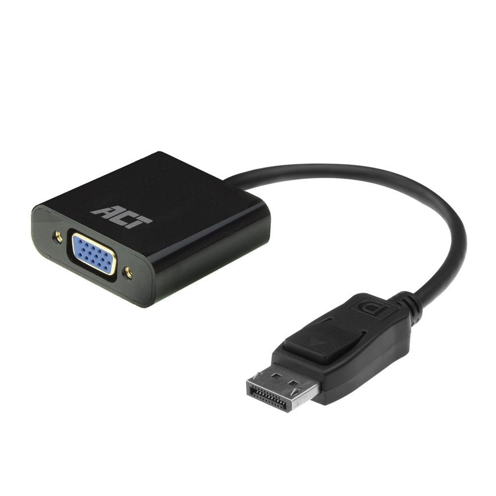 ACT AC7515 DisplayPort naar VGA Adapter | Female | Zip Bag - Matmuis