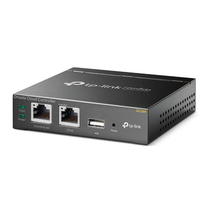 TP-Link Omada OC200 Cloud Controller | 2x 10/100 Mbps Ethernet | PoE Voeding | Zwart - Matmuis
