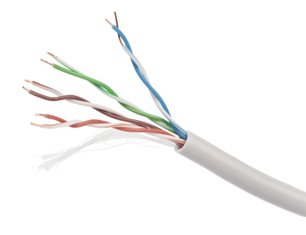 Gembird U/UTP Cat 5E Netwerkkabel | 304,8 m | Grijs - Matmuis