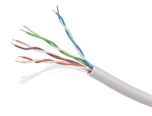 Gembird U/UTP Cat 5E Netwerkkabel | 304,8 m | Grijs - Matmuis