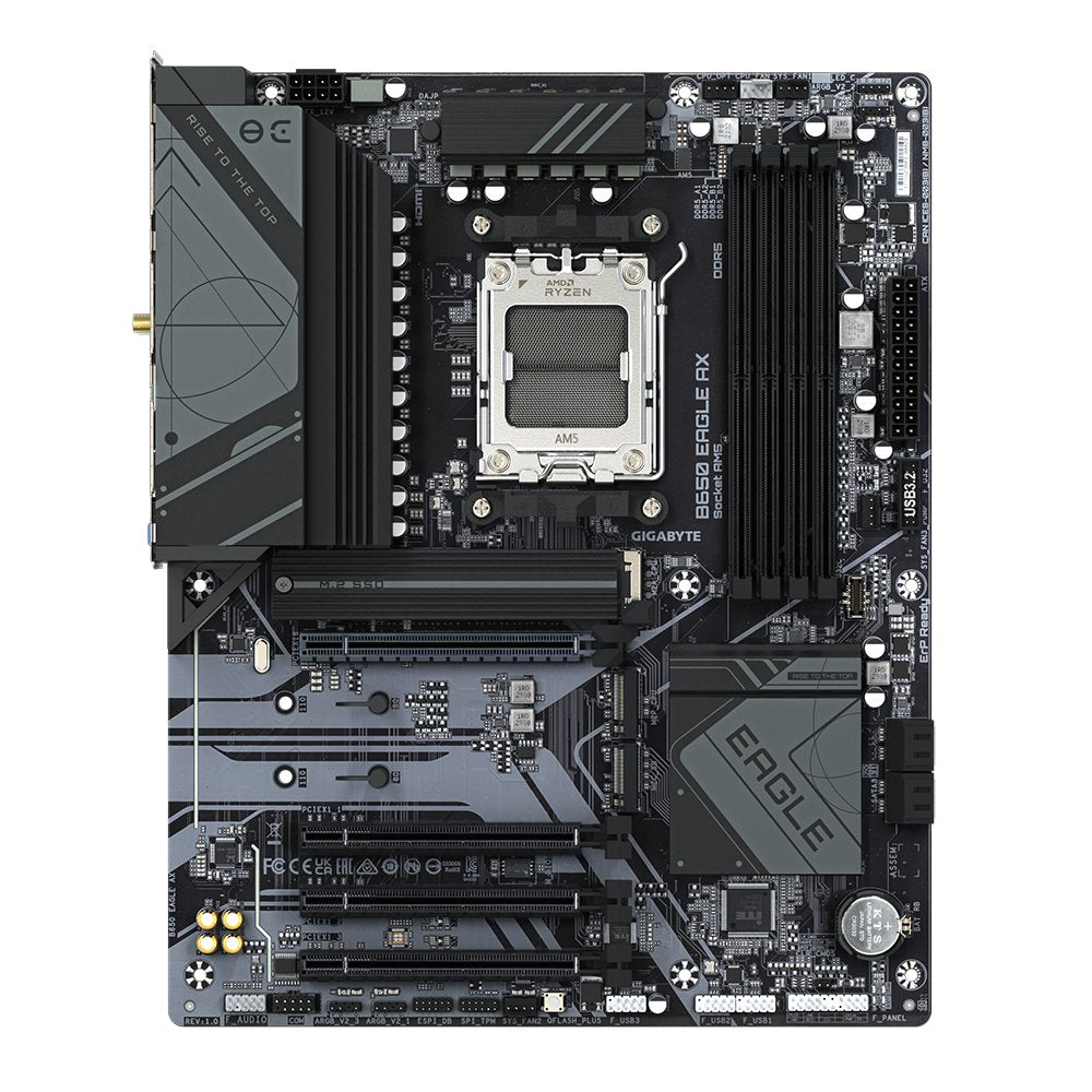 GIGABYTE B650 EAGLE AX | AMD B650 | Socket AM5 | 4x DDR5 | Wi-Fi 6E | ATX Moederbord
