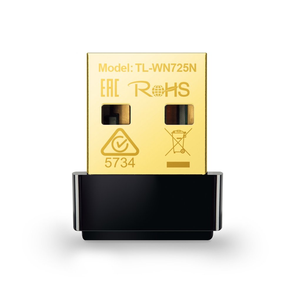TP-Link TL-WN725N | Wi-Fi 4 Nano USB-adapter | 150 Mbps | 2,4 GHz | USB 2.0 - Matmuis
