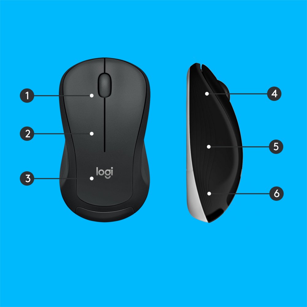 Logitech MK540 | Draadloze Muis- en Toetsenbordcombo | QWERTY - Matmuis - Matmuis