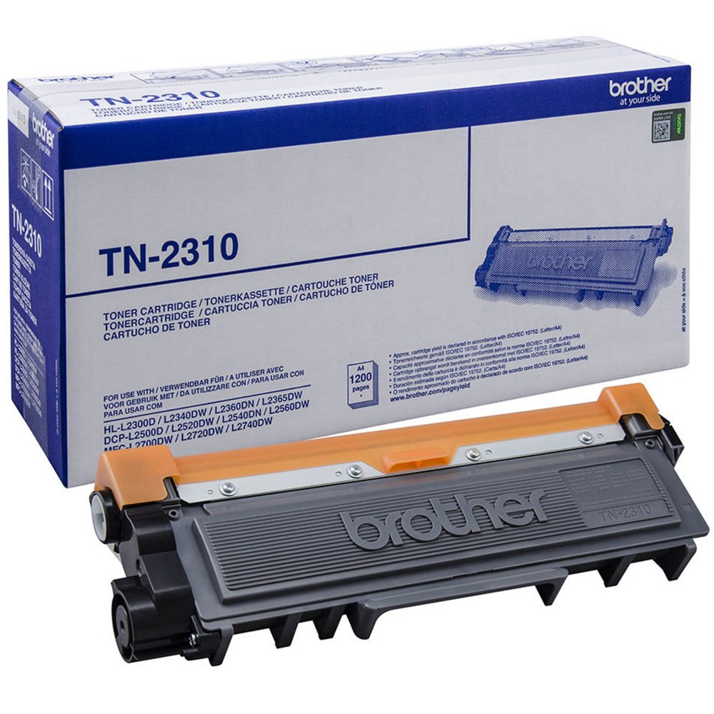 Brother TN-2310 | Tonercartridge | Origineel | Zwart | 1 stuk - Matmuis