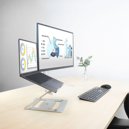 ACT AC8135 | Notebookstandaard 15.6" | Grijs - Matmuis - Matmuis