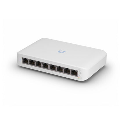Ubiquiti UniFi Switch Lite 8 PoE | Managed L2 Switch | 8 Poorten | Gigabit Ethernet (10/100/1000) | Power over Ethernet (PoE) | Wit - Matmuis