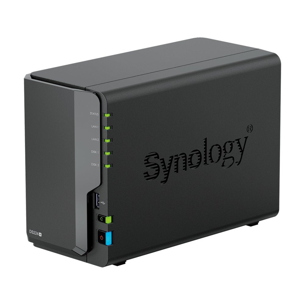Synology DiskStation DS224+ NAS | 2 Drive Bays | Intel J4125 | 2x Gigabit Ethernet | Zwart - Matmuis - Matmuis