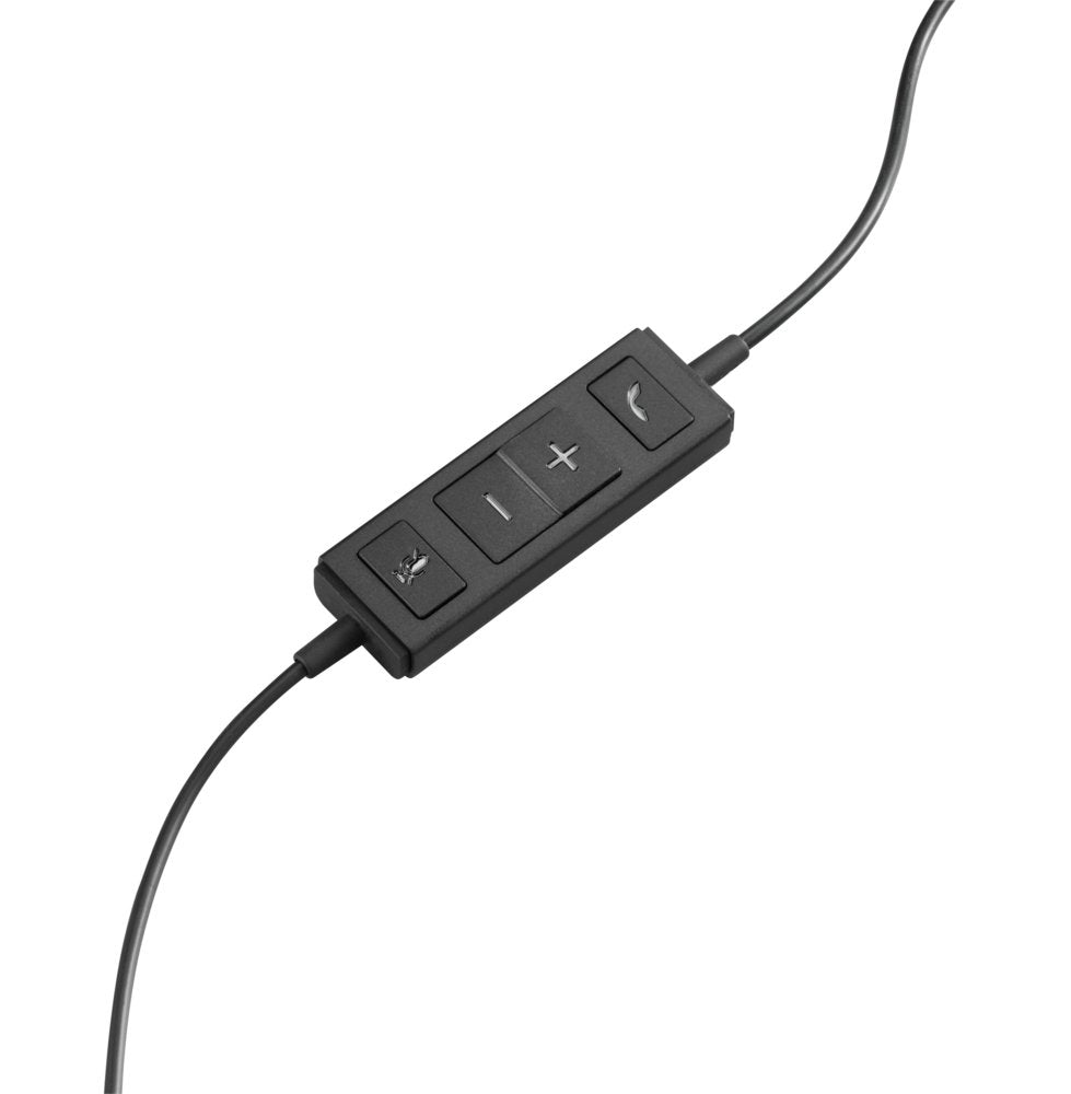Logitech H570e | Bedrade On-ear Mono Headset | USB-A | Zwart