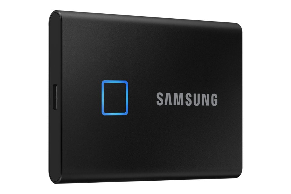 Samsung T7 Touch | Externe SSD | 1TB | USB 3.2 Gen2 | 1050 MB/s | Wachtwoordbeveiliging | Zwart | Compact en Veilig