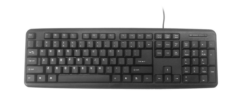 Gembird KB-U-103 | Bedraad Toetsenbord | QWERTY - Matmuis - Matmuis