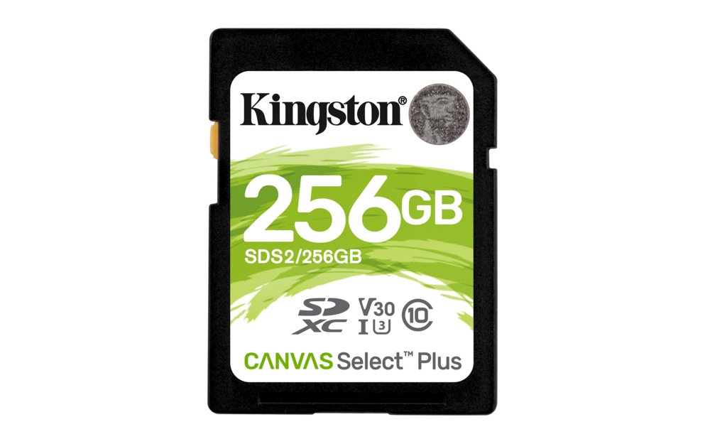 Kingston Canvas Select Plus | SDXC | 256GB | Class 10 | UHS-I U1 - Matmuis