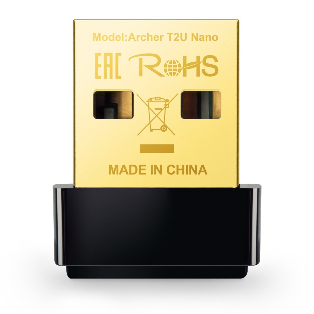 TP-Link Archer T2U Nano | Wi-Fi 5 USB Adapter | Dual-band (2,4 GHz / 5 GHz) | 600 Mbps | USB 2.0 - Matmuis - Matmuis