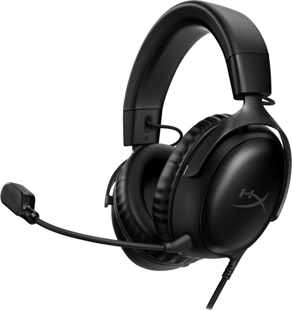 HyperX Cloud III | Bedrade Over-ear Gaming Headset | 3.5mm + USB-A + USB-C | Zwart - Matmuis - Matmuis