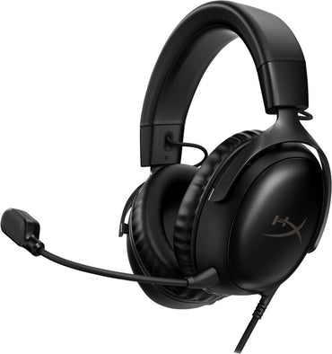 HyperX Cloud III | Bedrade Over-ear Gaming Headset | 3.5mm + USB-A + USB-C | Zwart - Matmuis - Matmuis