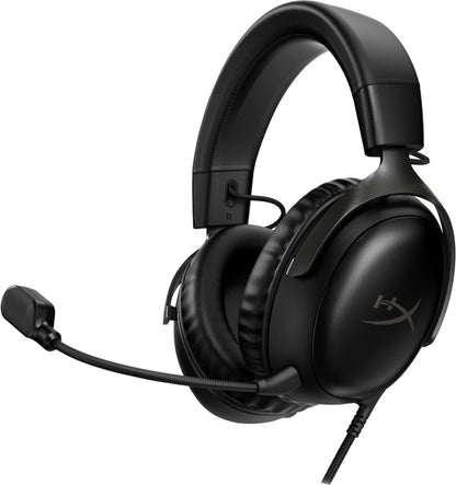 HyperX Cloud III | Bedrade Over-ear Gaming Headset | 3.5mm + USB-A + USB-C | Zwart - Matmuis - Matmuis