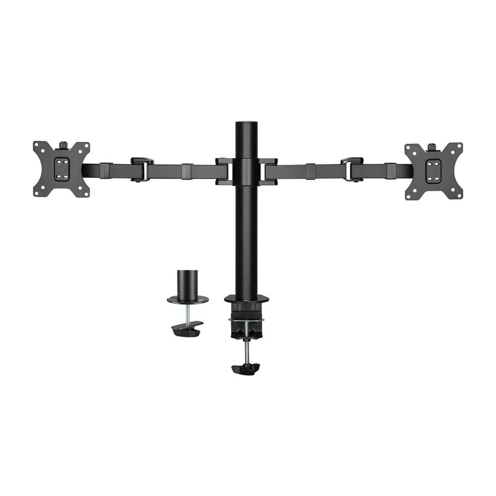 ACT AC8326 | Verstelbare Monitor-bureaubeugel | Tot 32" | Max 12kg | VESA 100x100 | 2 Monitoren | OPEN BOX - Matmuis