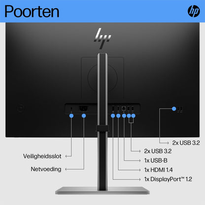 HP E27 G5 27'' | 1920x1080 IPS | 75Hz | USB-Hub | Ergonomisch Design | Full HD Monitor
