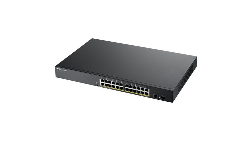 Zyxel GS1900-24HP | Managed Switch | 24 Poorten | Gigabit Ethernet | PoE | 1U | Zwart - Matmuis
