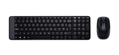 Logitech MK220 | Draadloze Desktop Set | Compact Toetsenbord + Muis | Zwart - Matmuis - Matmuis