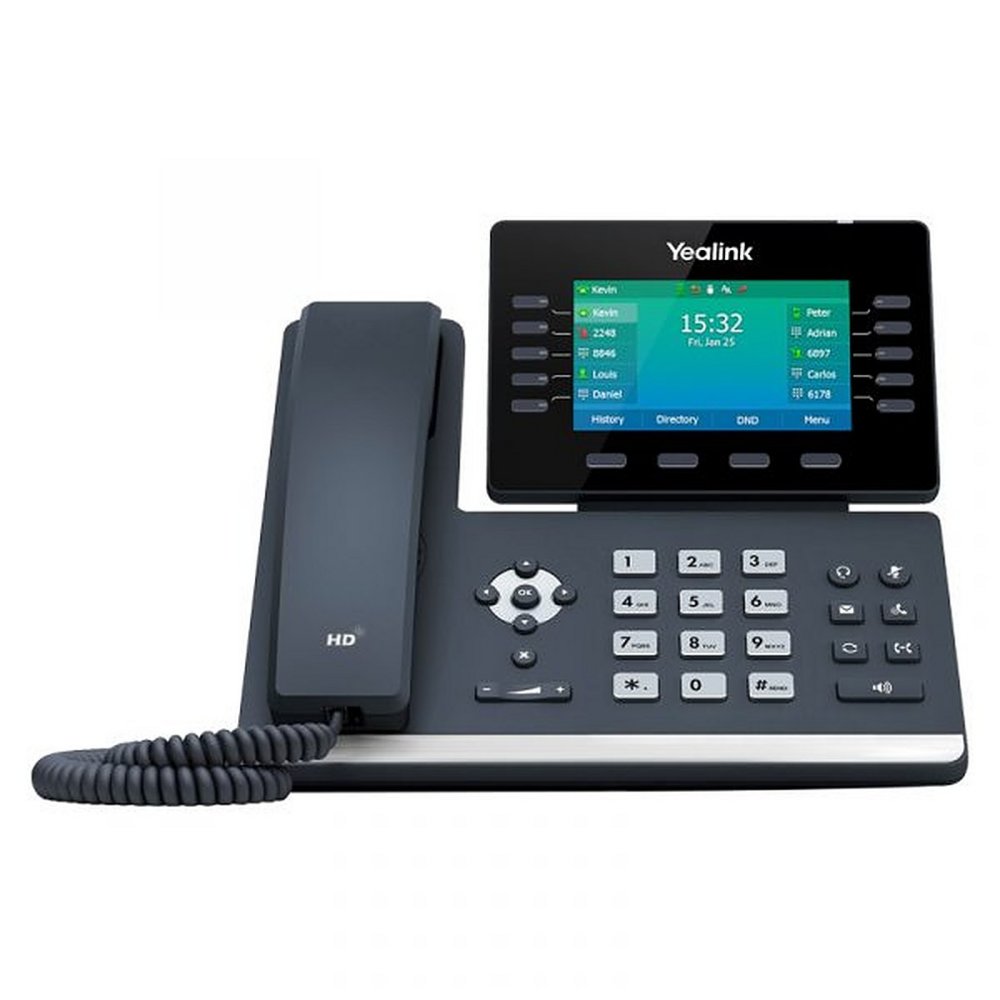 Yealink SIP-T54W | IP-Telefoon | Zwart | 10 Lijnen | 4,3