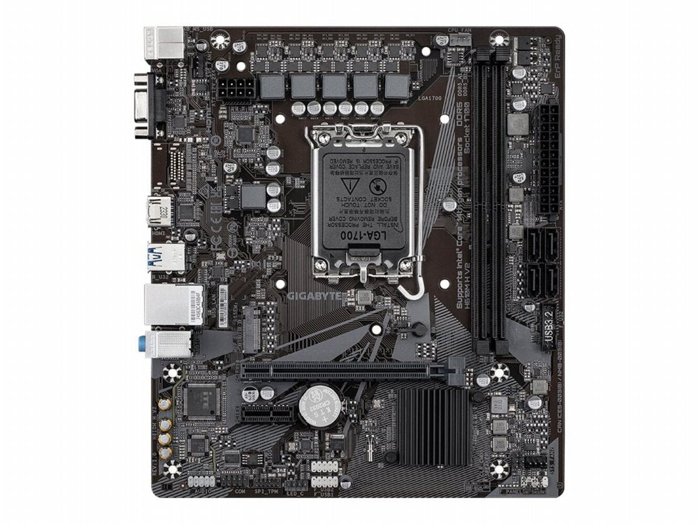 Gigabyte H610M H V2 | Socket LGA 1700 | Intel H610 | 2xDDR5 | Micro-ATX | Moederbord - Matmuis - Matmuis