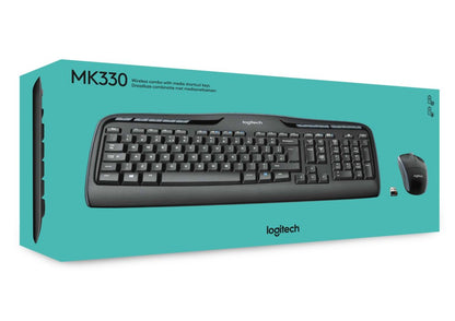 Logitech MK330 | Draadloze Muis en Toetsenbordcombo | QWERTY - Matmuis - Matmuis