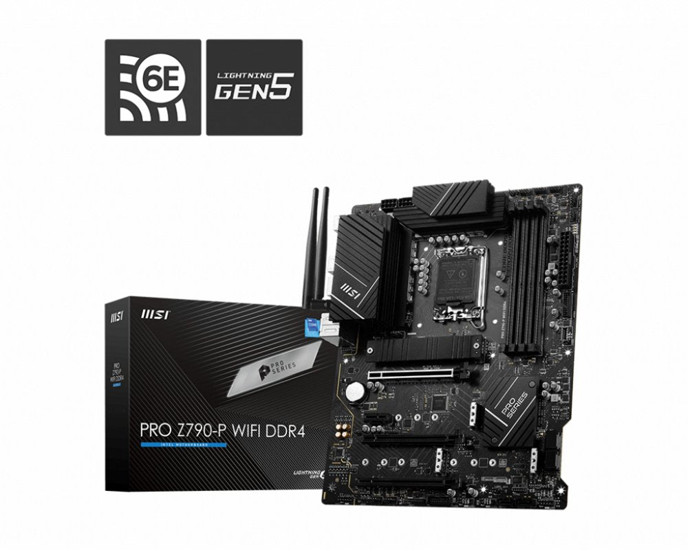MSI PRO Z790-P WIFI | Socket LGA 1700 | Intel Z790 | 4xDDR5 | ATX | Moederbord - Matmuis