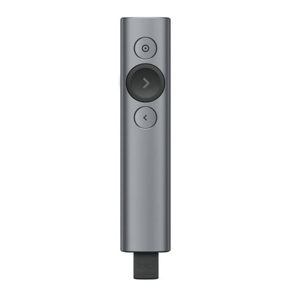 Logitech Spotlight | Draadloze Presenter | Bluetooth/RF | Grijs