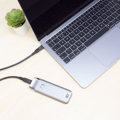 ACT AC7401 | USB 3.2 Gen 1 Kabel | USB-C naar USB-C | 1m | Zwart - Matmuis - Matmuis