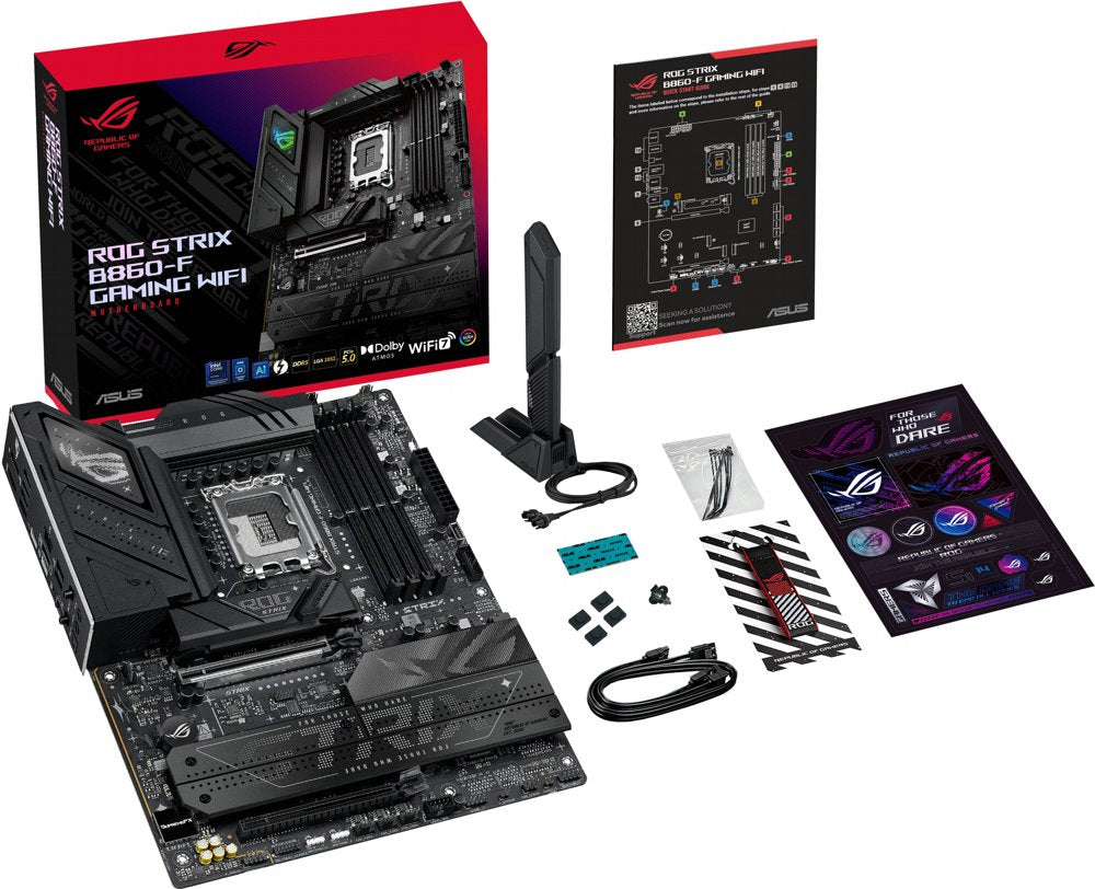 ASUS ROG Strix B860-F GAMING WIFI | Socket LGA 1851 | Intel B860 | 4xDDR5 | ATX | Moederbord - Matmuis - Matmuis