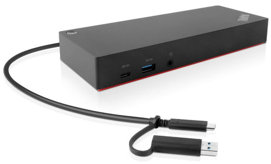Lenovo 40AF0135EU | Docking Station & Poortreplicator | USB-C | Zwart - Matmuis - Matmuis