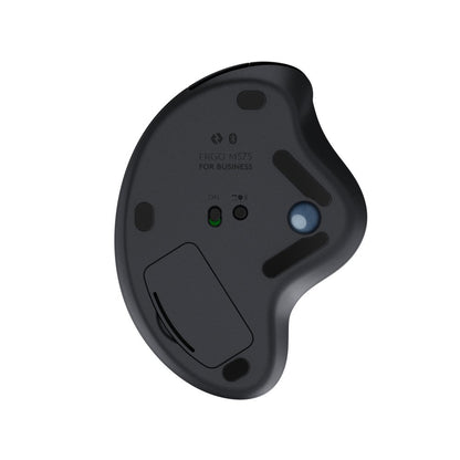 Logitech M575 Ergo Trackball for Business | Ergonomische Draadloze Muis | Rechtshandig | RF + Bluetooth | 2000 DPI | Grafiet - Matmuis - Matmuis