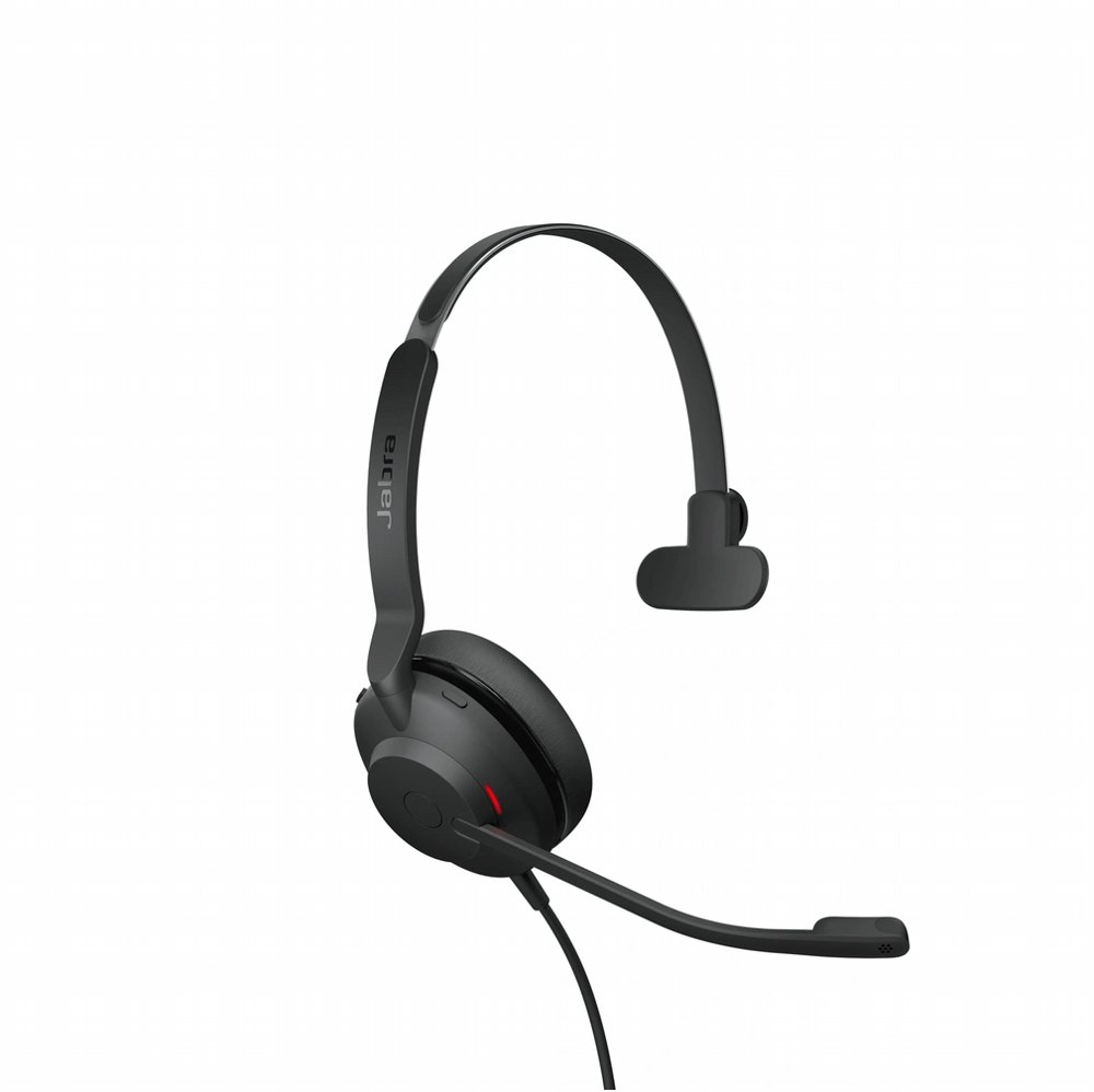 Jabra Evolve2 30 UC | Mono Bedrade On-Ear Headset USB-C | Zwart - Matmuis - Matmuis