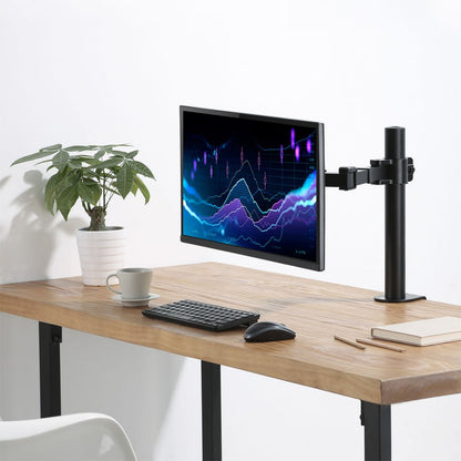 ACT AC8325 | Verstelbare Monitor-bureaubeugel | Tot 32" | Max 12kg | VESA 100x100 | 1 Monitor - Matmuis - Matmuis