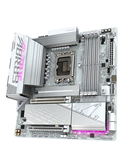 Gigabyte B860M AORUS ELITE WF6E ICE | Socket LGA 1851 (V1) | Intel B860 | 4xDDR5 | Micro ATX | Moederbord - Matmuis - Matmuis