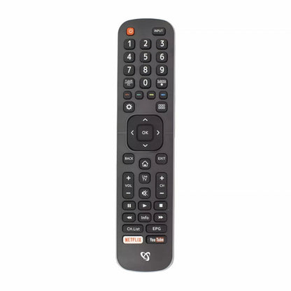 SBOX RC-01405 | Afstandsbediening | Geschikt voor Hisense TV's | Zwart - Matmuis