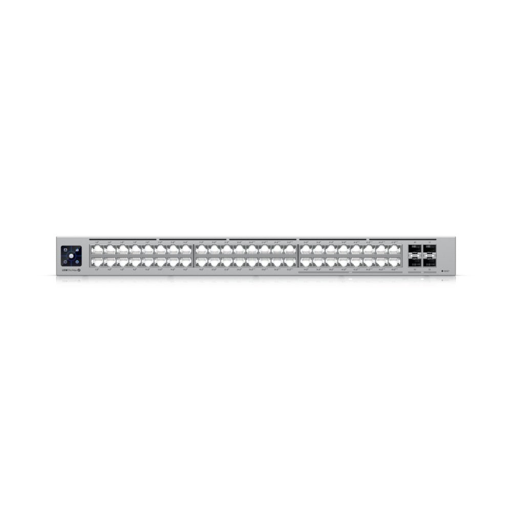 Ubiquiti UniFi USW-Pro-Max-48-POE | Managed Switch | 48-poorts Gigabit Ethernet | PoE++ | Rackmount - Matmuis
