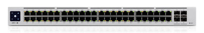 Ubiquiti UniFi USW-Pro-48-PoE Gen2 | Managed L2/L3 Switch | 48 Poorten | Gigabit Ethernet (10/100/1000 Mbps) | PoE++ | 1U Rackmount | Zilver - Matmuis