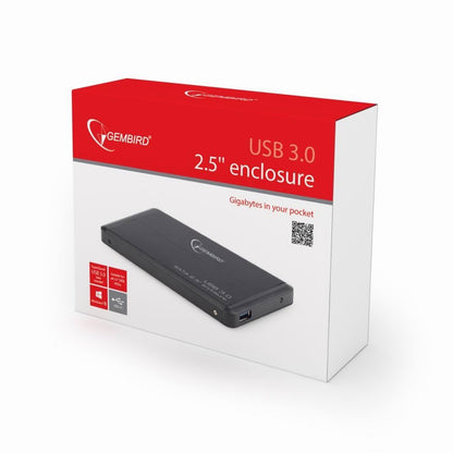 Gembird EE2-U3S-2 | 2,5" SATA HDD/SSD Behuizing | USB 3.0 (5 Gbit/s) - Matmuis - Matmuis