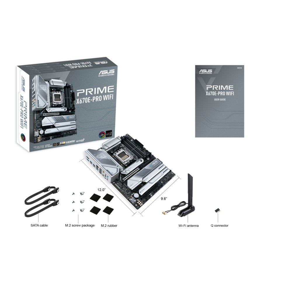 ASUS PRIME X670E-PRO WIFI | Socket AM5 | Intel X670 | 4xDDR5 | ATX | Moederbord - Matmuis - Matmuis